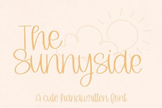 The Sunnyside Font